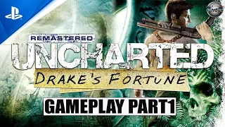 Uncharted: Drake's Fortune Remastered PS4 Pro Gameplay Part1 (FULL GAME)