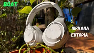 Boat Nirvana Eutopia Bluetooth headphones Unboxing and First Immersion 😮*