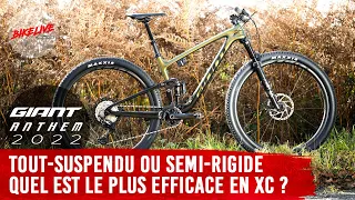 Un VTT tout-suspendu est-il aussi efficace qu'un VTT semi-rigide en xc compétition ?