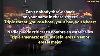 Justin Bieber - Intentions ft. Quavo (Lyrics/Letra Español-English) (Traducida al Español)