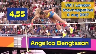 Angelica Bengtsson 4,55 - stavfinal - VM i London - tia - 6 aug 2017
