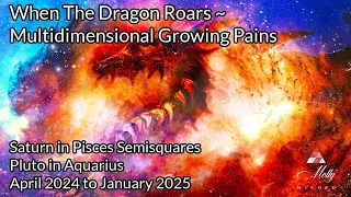 Multidimensional Growing Pains - Saturn in Pisces Semisquare Pluto in Aquarius ~ 2024 Astrology