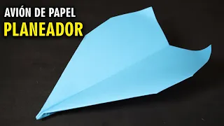 Como Hacer un Avión de Papel PLANEADOR que Vuela Muy Bien! | Mejores Aviones de Papel