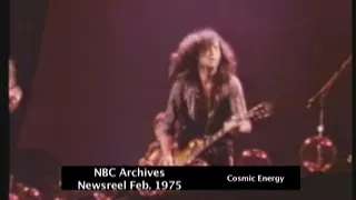 Led Zeppelin - Live in New York, NY (February 7th, 1975) - NBC Newsreel Footage