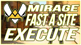 Vitality Fast A Site Execute on Mirage (CS:GO Strategy Breakdown)