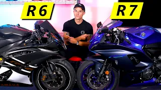 Yamaha R6 vs R7 - FULL COMPARISON (Unworthy Successor?)