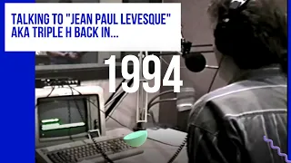 Jean Paul Levesque (Triple H) in 1994 on Inside Pro Wrestling