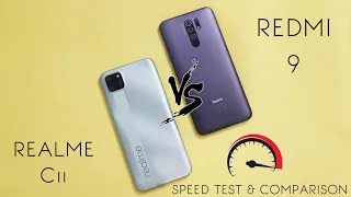Xiaomi Redmi 9 3GB Vs Realme C11 2GB Speed Test!