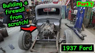 Building a firewall from scratch for our 1937 Ford Hotrod Part 7