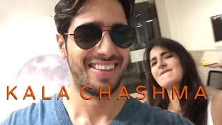 Sidharth Malhotra & Katrina Kaif Post Kala Chashma Selfie Video !!