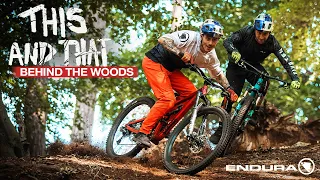 Behind The Scenes of "This and That" - Danny MacAskill and Kriss Kyle Mountain Biking in the Woods