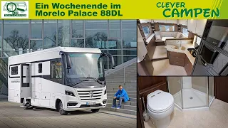 Ein Wochenende im Liner - Wie lebt es sich im Morelo Palace 88 DL mit Hecksitzgruppe? /Clever Campen