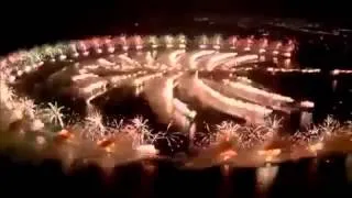 DUBAI 2015 World Record New Years Eve Midnight Fireworks Celebration