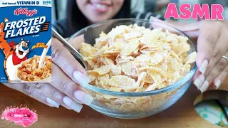 ASMR Frosted Flakes MUKBANG {CRUNCHY Eating Sounds} Eating Sounds No Talking Eating Show