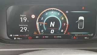 Display Tacho Animation Hyundai i20 N Performance N-Mode Normalmode