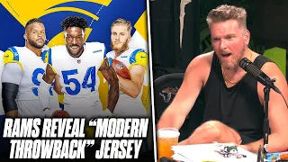 Pat McAfee Reacts: Rams Reveal New "Modern Throwback" Jersey