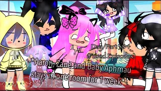 Aaron, Zane and Baby Aphmau stays in one room for 1 week II Day 3 & 4 (Fused Episodes) Ft. Ein & KC