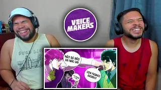 A CASA CAIU, DIO! (JOJO PARÓDIA REDUBLAGEM) | Voice Makers