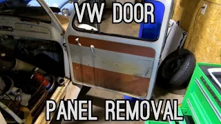 Classic VW Bug Door Panel Removal HOW TO