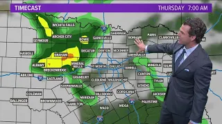 DFW Weather: Latest timeline for rain chances later this week