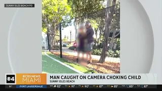 Man seen allegedly choking a child at Sunny Isles Beach park