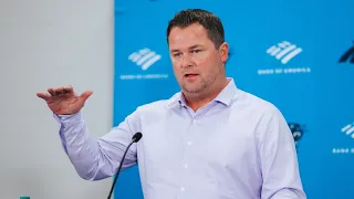 Carolina Panthers | GM Scott Fitterer Press Confrence (Livestream)