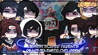 Demon Slayer Parents React To Their Children | FULL PARTS | Gacha Club | Demon Slayer