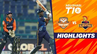 Deccan Gladiators vs Samp Army | Abu Dhabi T10 | Match 24 | Highlights | JioCinema & Sports18