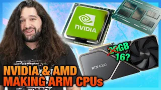 HW News - NVIDIA & AMD Might Be Making Arm CPUs, Threadripper 7985WX Leaks, RTX 4080v2 Leaks