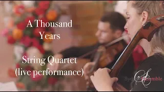 A Thousand Years Christina Perri  Live String Quartet performance