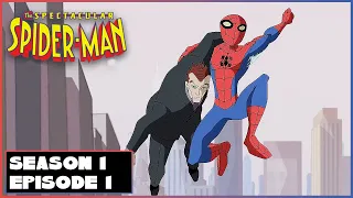 The Spectacular Spider-Man | Survival of the Fittest | Season 1 Ep. 1 | Throwback Toons