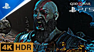 God of War 4 GamePlay part 10 | 4k 60FPS HDR+ ULTRA REALISTIC GRAPHICS | PS5 2023 (NO COMMENTARY)