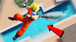 GTA 5 Water Ragdolls Goku Jumps/Fails #109 (Euphoria physics Funny Moments)