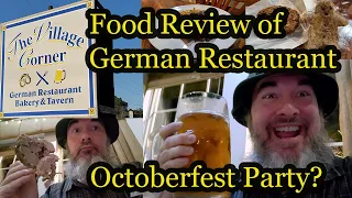 Atlanta Food Review of German Restaurant at the Village Corner in Stone Mountain, Georgia