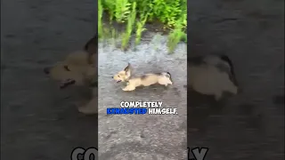 Baby Dachshund Gets Tired On A Walk