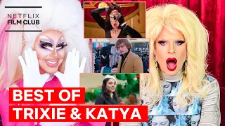 Best Of Drag Queens Trixie Mattel & Katya React To Films | Netflix