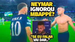 O FLAGRA DE NEYMAR IGNORANDO MBAPPÉ APÓS PARTIDA DO PSG x JUVENTUS