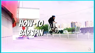 PASHA PARFENCHUK HOW-TO BARSPIN ON BMX | КАК СДЕЛАТЬ БАРСПИН
