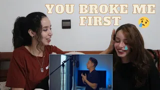 Conor Maynard - You broke me first ( COVER ) | REACTION