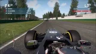 F1 2013 - Imola gameplay w/2013 cars