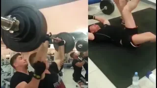 When The Spotter Pays The Price - GYM IDIOTS