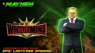 WWE Mayhem | EPIC Lootcase Opening | Corporate Kane Event