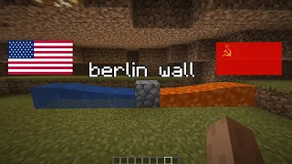 cold war portrayed by minecraft