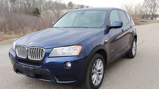 2013 BMW X3 xDrive. Heated Seats. Pano Sunroof. Leather. HD radio.