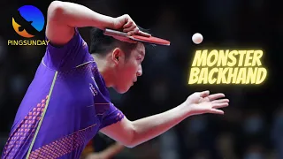 Fan Zhendong has a monster backhand