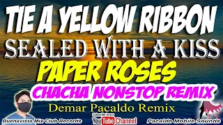 TIE A YELLOW RIBBON - SEALED WITH A KISS - PAPER ROSES CHACHA REMIX ( DEMAR PACALDO REMIX ) LoveHits