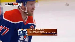 Connor Mcdavid scores his 60th with a beautiful OT winner