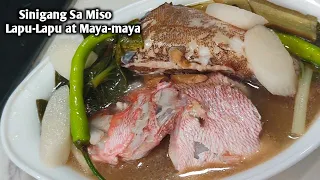 Sinigang sa Miso Lapu-lapu at Maya-maya Madiskarteng Nanay by mhelchoice