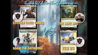 Kitchen Table Magic - Bruenor V Lathrill V Satoru V Kykar Adam The Gathering Take over Stream