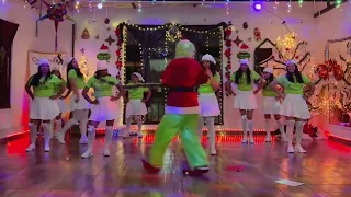 Show grinch, canciones navideñas (Studio Packo Rodriguez) EL GRINCH #show #dance #elgrinch #navidad